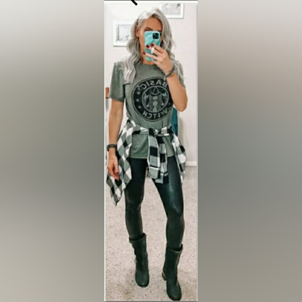 HOCUS POCUS NOT YOUR BASIC WITCH GRAPHIC TEE NWT - image 4